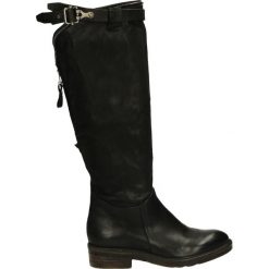 Kozaki - 849308 NERO. Czarne buty zimowe damskie Venezia, ze skóry. Za 559,00 zł.