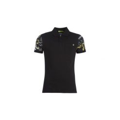 Koszulki polo z krótkim rękawem Versace Jeans B3GTA7P7-36610. Czarne koszulki męskie Versace Jeans, m, bez wzorów, z jeansu, polo, z krótkim rękawem, krótkie. Za 509,00 zł.
