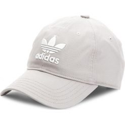Czapka z daszkiem adidas - Trefoil Cap BK7282 Mgsogr/White. Czarne czapki z daszkiem damskie marki Adidas, z materiału. Za 69,95 zł.