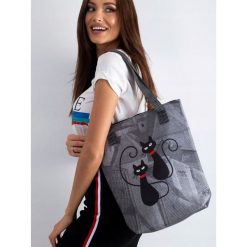 Torebka torba na zakupy eko shopper bag poliester. Torby damskie na zakupy LORENTI, bez wzorów, z poliesteru, biznesowe, na ramię, bez dodatków. Za 89,90 zł.