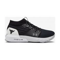 Under Armour Project Rock 2 Tenisówki Czarny. Czarne trampki męskie Under Armour, bez wzorów, z materiału, rockowe, bez zapięcia. Za 654,95 zł.