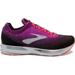 Buty Brooks Levitate 2 W Czarno-Fioletowe. Czarne buty sportowe damskie Brooks, bez wzorów, z dzianiny, do biegania. Za 649,99 zł.