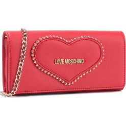 Torebka LOVE MOSCHINO JC5640PP08KG0500. Czerwone torebki klasyczne damskie Love Moschino, bez wzorów, wizytowe, bez dodatków. W wyprzedaży za 349,00 zł.