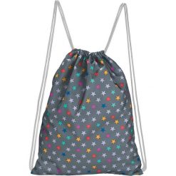 Plecaki damskie: Plecak w kolorze szarym ze wzorem – 33 x 42,5 cm