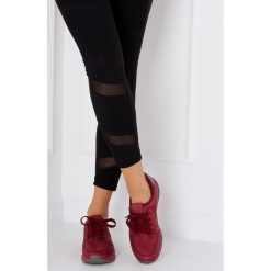 Buty sportowe bordowe X-9733 WINE RED. Czerwone buty sportowe damskie obuwie damskie, z tkaniny. Za 43,89 zł.