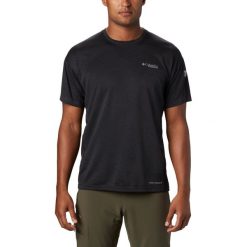 Koszulka Columbia IRICO KNIT SHORT 1886361010. Czarne koszulki męskie Columbia, m, bez wzorów, bez kołnierzyka, bez rękawów. Za 195,99 zł.