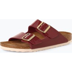 Birkenstock - Sandały damskie z dodatkiem skóry – Arizona BS, czerwony. Czerwone sandały damskie Birkenstock, bez wzorów, ze skóry, bez obcasa, bez zapięcia. Za 289,95 zł.