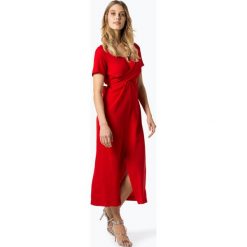 Armani Exchange - Sukienka damska, czerwony. Czerwone sukienki damskie Armani Exchange, bez wzorów, eleganckie, z klasycznym kołnierzykiem, bez rękawów. Za 599,95 zł.