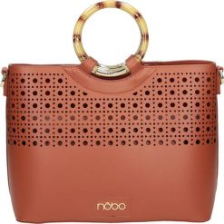 TOREBKA NOBO - NBAG-I3340-C017 - brązowy - Klasyczna. Pomarańczowe torebki klasyczne damskie Nobo, bez wzorów, klasyczne, bez dodatków. W wyprzedaży za 199,20 zł.