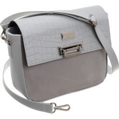 Badura® mini aktówka teczka listonoszka torebka croco. Aktówki damskie Badura, w paski, z zamszu, eleganckie, małe, z tłoczeniem, bez dodatków. Za 279,00 zł.