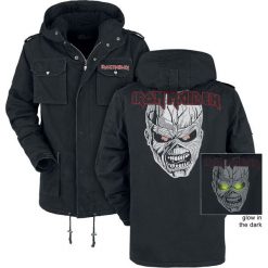 Iron Maiden EMP Signature Collection Kurtka czarny. Czarne kurtki męskie Iron Maiden, xl, z aplikacjami. Za 649,90 zł.