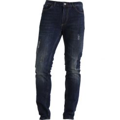 Pier One Jeansy Slim Fit darkblue denim. Niebieskie rurki męskie Pier One. Za 149,00 zł.