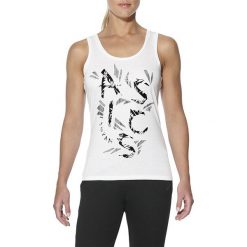 Asics Koszulka GPX Tank biała r. M (141130 0001). Białe topy sportowe damskie marki Asics, m. Za 106,48 zł.