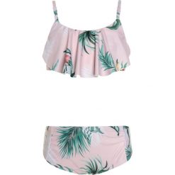 Stroje jednoczęściowe dziewczęce: Seafolly RUFFLE TANKINI Kostium kąpielowy hawaii/pink
