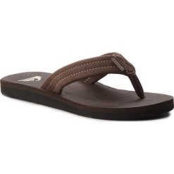 Japonki QUIKSILVER - AQYL100030 CTK0. Brązowe chodaki męskie Quiksilver, z materiału. Za 129,00 zł.