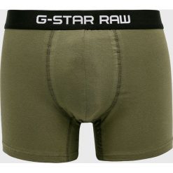 G-Star Raw - Bokserki (3-pack). Zielone bokserki męskie marki G-Star RAW, z elastanu. Za 179,90 zł.