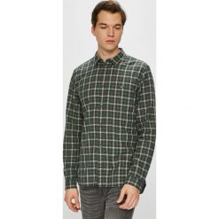 Tommy Jeans - Koszula. Niebieskie koszule męskie marki Tommy Jeans, m, w kratkę, z bawełny, klasyczne, z klasycznym kołnierzykiem, z długim rękawem. W wyprzedaży za 219,90 zł.