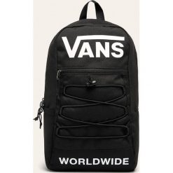 Vans - Plecak. Czarne plecaki męskie Vans, z nadrukiem, z poliesteru. W wyprzedaży za 179,90 zł.