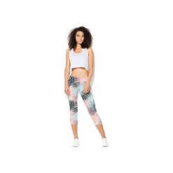 Legginsy CP-011 280. Szare legginsy damskie marki Colour pleasure, bez wzorów, z dzianiny, na fitness i siłownię. Za 99,00 zł.
