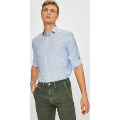 Jack & Jones - Koszula. Niebieskie koszule męskie Jack & Jones, m, bez wzorów, z bawełny, klasyczne, z klasycznym kołnierzykiem, z długim rękawem. W wyprzedaży za 79,90 zł.
