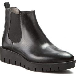Sztyblety NESSI - 704/N Czarny 14. Czarne buty zimowe damskie Nessi, ze skóry, na obcasie. W wyprzedaży za 239,00 zł.