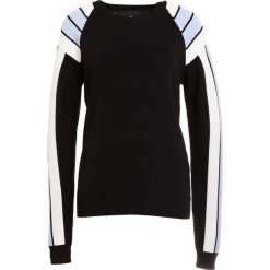Swetry klasyczne damskie: DESIGNERS REMIX CASEY STRIPE Sweter pastel blue black white
