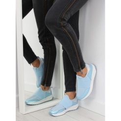 Obuwie sportowe niebieskie TORREY. Niebieskie buty sportowe damskie FunKee.pl, bez wzorów, z tkaniny, sportowe. Za 86,39 zł.