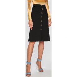 Only - Spódnica. Czarne spódniczki damskie dzianinowe marki ONLY, s, midi. Za 149,90 zł.