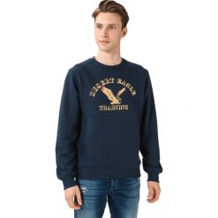 Jack & Jones Devon Blu. Bluza Niebieski. Niebieskie bluzy męskie Jack & Jones, xxl, z nadrukiem, z bawełny, bez kołnierzyka, bez rękawów, bez kaptura. Za 152,95 zł.