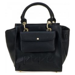 Pepe Jeans Torebka Damska Alexandra Czarny. Czarne torebki klasyczne damskie marki Pepe Jeans, z jeansu. W wyprzedaży za 287,00 zł.