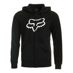 FOX Bluza Męska Legacy Foxhead Zip Fleece Xl Czarna. Czarne bluzy męskie FOX, xl, bez wzorów, bez kołnierzyka, bez rękawów, bez kaptura. Za 283,00 zł.