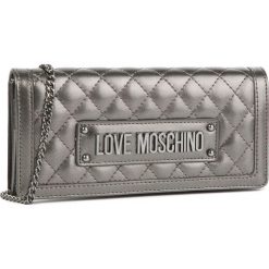Torebka LOVE MOSCHINO - JC5601PP18LA0906 Fucile. Szare torebki klasyczne damskie Love Moschino, bez wzorów, ze skóry ekologicznej, eleganckie, na ramię, bez dodatków. Za 619,00 zł.