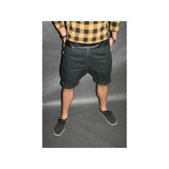 Spodenki i szorty męskie: Button drill short pants krótkie spodenki czarne