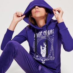 Bluza z motywem HALLOWEEN - Fioletowy. Fioletowe bluzy damskie Cropp, l. Za 69,99 zł.