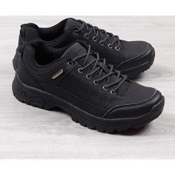 Buty męskie trekkingowe czarne McKeylor - czarny. Czarne buty sportowe męskie McKeylor. Za 139,99 zł.