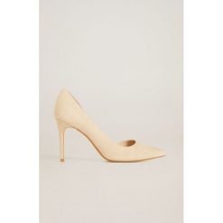 Mango - Szpilki Audrey. Szare szpilki Mango, bez wzorów, z materiału, bez obcasa, na obcasie, bez zapięcia. Za 139,90 zł.