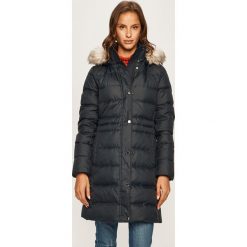 Tommy Hilfiger - Kurtka puchowa. Czarne kurtki damskie s, z poliesteru, długie. W wyprzedaży za 719,90 zł.