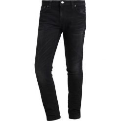 Jeansy męskie: Nudie Jeans SKINNY LIN Jeans Skinny Fit black shadow