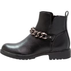 Botki damskie: ONLY SHOES ONLBLIX CHAIN Botki kowbojki i motocyklowe black
