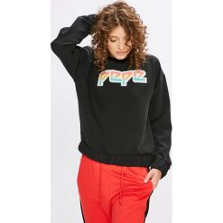 Pepe Jeans - Bluza Lisa. Brązowe bluzy z nadrukiem damskie marki Pepe Jeans, m, z elastanu, bez kaptura. W wyprzedaży za 239,90 zł.
