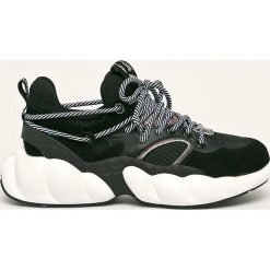Big Star - Buty. Czarne buty sportowe damskie BIG STAR, bez wzorów, ze skóry, sportowe. W wyprzedaży za 239,90 zł.