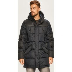 G-Star Raw - Kurtka. Niebieskie płaszcze męskie G-Star RAW, m, bez wzorów, z elastanu, retro, długie, z kapturem. W wyprzedaży za 579,90 zł.
