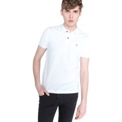 Replay Polo Koszulka Biały. Białe podkoszulki męskie Replay, xl, bez wzorów, z bawełny, polo, bez rękawów. Za 257,95 zł.
