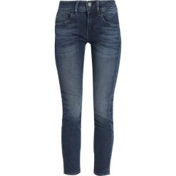 GStar LYNN MID ANKLE SKINNY Jeans Skinny Fit cerro stretch denim. Niebieskie rurki damskie G-Star, bez wzorów, z elastanu. W wyprzedaży za 395,85 zł.