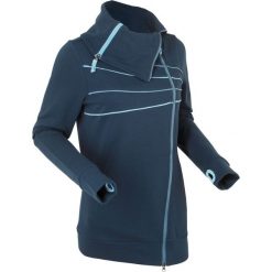 Bluzy damskie: Bluza rozpinana, długi rękaw bonprix ciemnoniebieski