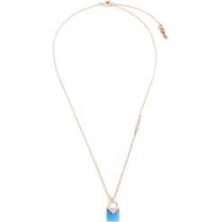 Naszyjnik MICHAEL KORS - Padlock Pendant MKC1039AI791 Rose Gold Blue. Żółte naszyjniki męskie Michael Kors, metalowe. W wyprzedaży za 529,00 zł.