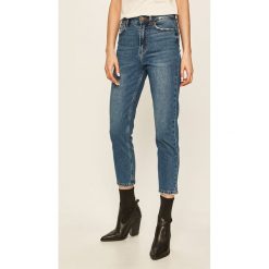 Only - Jeansy Emily. Niebieskie jeansy damskie ONLY, z podwyższonym stanem. W wyprzedaży za 119,90 zł.