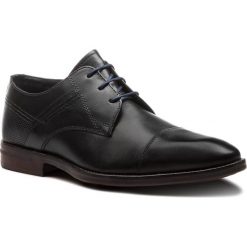 Półbuty SALAMANDER - Stanley 31-80708-01 Black. Czarne buty wizytowe męskie Salamander, bez wzorów, ze skóry, eleganckie, bez zapięcia. W wyprzedaży za 309,00 zł.