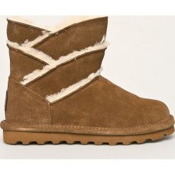 Bearpaw - Śniegowce skórzane Ariel. Czarne śniegowce damskie Bearpaw, z wełny, bez zapięcia. W wyprzedaży za 299,90 zł.