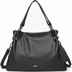 Tamaris torebka damska Gweny Shoulder Bag 3055192 czarna. Czarne torebki klasyczne damskie Tamaris, bez wzorów, biznesowe, bez dodatków. W wyprzedaży za 209,00 zł.